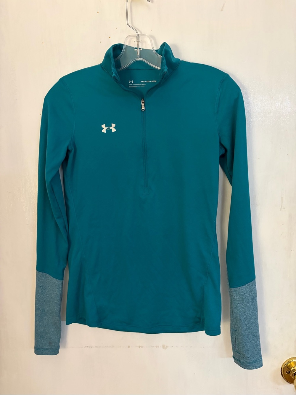 Under Armour Teal Women's Quarter-Zip Pullover